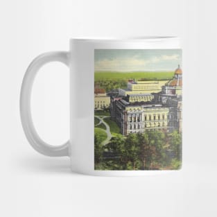 Library of Congress postcard, 1950 Mug